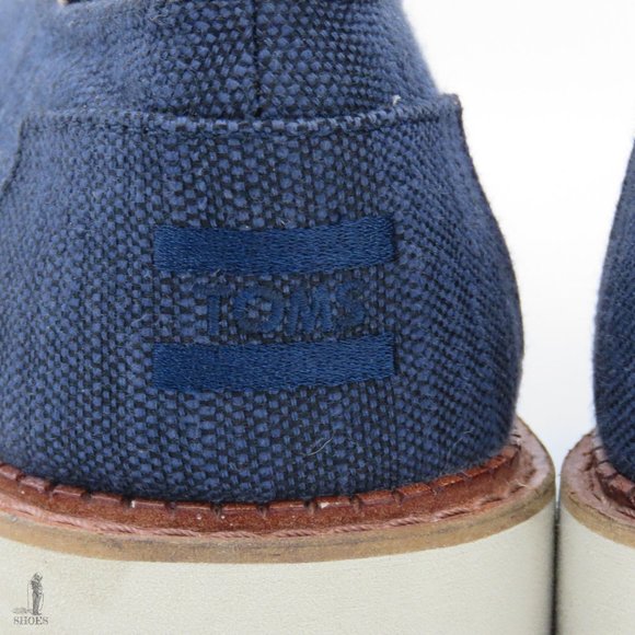 Toms Brogue Twill Oxford Classic Men's Size 11 - Picture 13 of 14